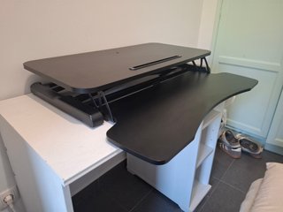 Escritorio Elevable BONTEC Negro
