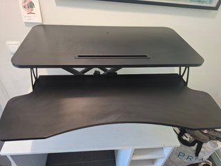 Escritorio Elevable BONTEC Negro