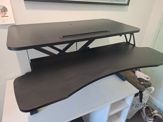 Escritorio Elevable BONTEC Negro