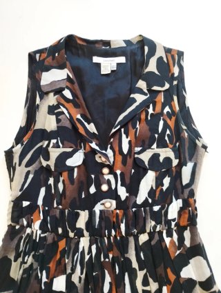 Vestido Zara estampado manga corta