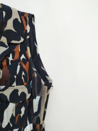 Vestido Zara estampado manga corta
