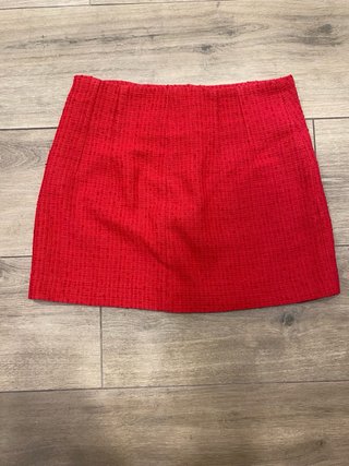 Mango falda roja talla L