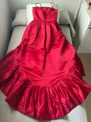Vestido de fiesta rojo El Corte Inglés