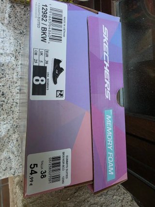 Zapatillas Skechers Negras Mujer
