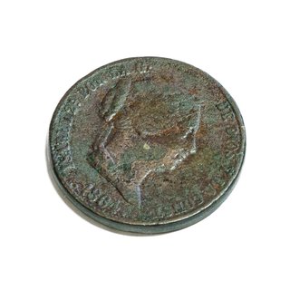 Moneda 25 céntimos de escudo 1864 Isabel II