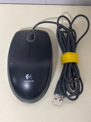 Ratón Óptico USB Logitech Negro