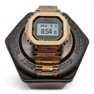 RELOJ G-SHOCK GMW-BZ5000 DORADO ACERO + CAJA + ESLABONES