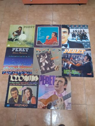 8 Vinilos LP de Peret