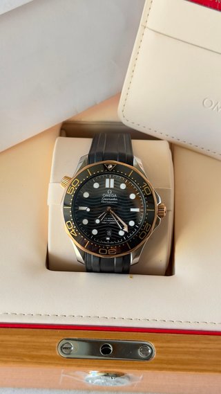 Omega Seamaster Diver 300M Acero/Oro Sedna