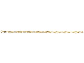 E1813501-27 Pulsera Oro 18k Con Circonita