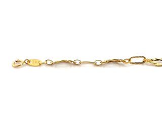 E1813501-27 Pulsera Oro 18k Con Circonita