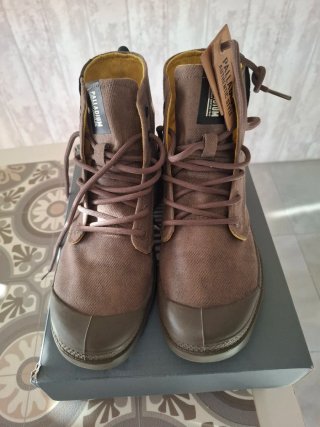 Botas Palladium Talla 39 Beige/Marrón