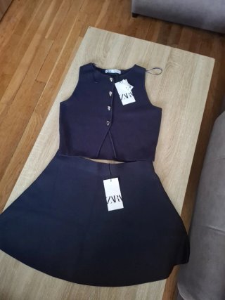 Set Zara blu navy