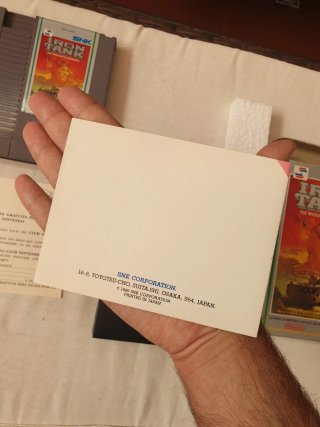 Iron Tank Nintendo NES SNK pal B esp completo