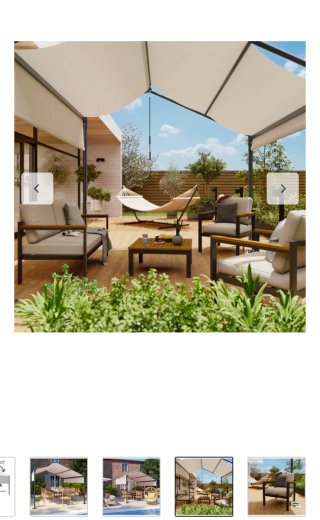 Cenador Beige y Gris