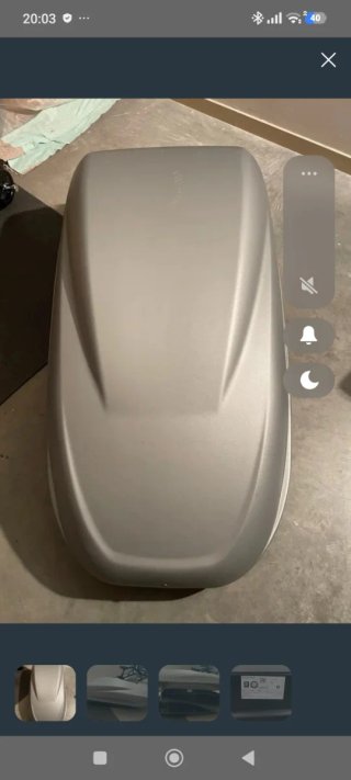 Baúl para coche se alquila