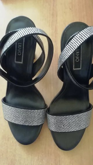 Sandali Liu Jo neri con strass