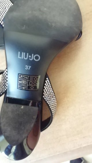 Sandali Liu Jo neri con strass