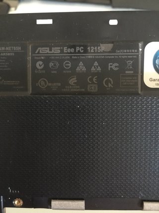 asus Eee 1215p despiece