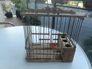 Jaula Madera Pájaros