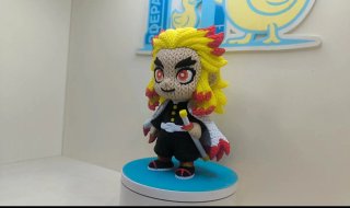Rengoku Crochet Figura 3D