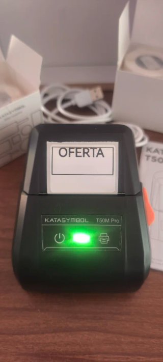 Impresora térmica etiquetas SUPVAN T50MPro+4rollos