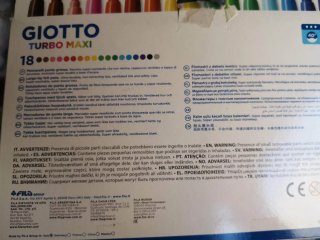 Giotto Turbo Maxi Pennarelli 18 Colori