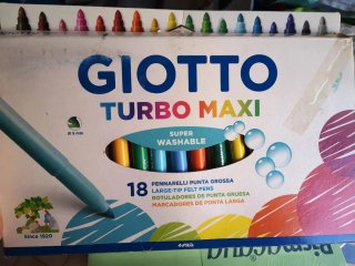 Giotto Turbo Maxi Pennarelli 18 Colori