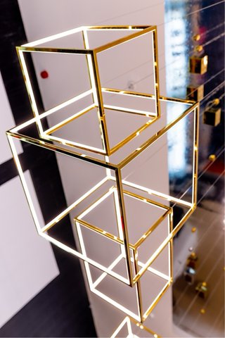 Lámparas LED Acero Inoxidable Dorado