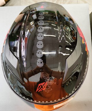Casco Integral Moto Dexter Sarita - Diseño Catrina