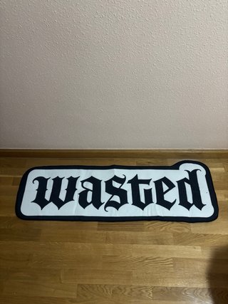Alfombra gamer Wasted de terciopelo