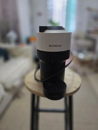 Cafetera Nespresso Krups Blanca