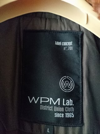 Parka WPM Uomo Taglia L Marrone