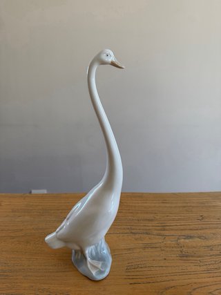 Lladro  pareja de Cisnes Decorativos Cerámica