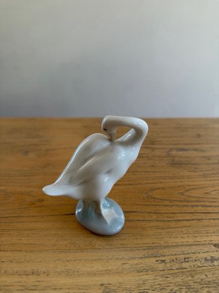 Lladro  pareja de Cisnes Decorativos Cerámica