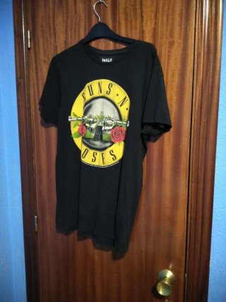 Camiseta Guns N' Roses Negra Talla L/XL