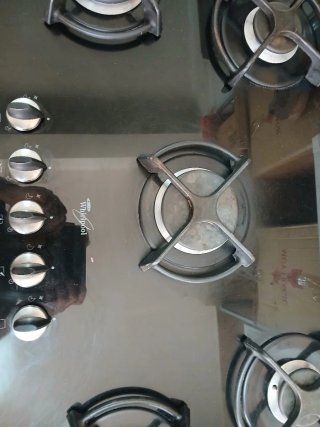 Encimera de cocina a gas ciudad 5 fogone whirlpool