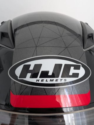 Casco HJC CS-15 Talla L Negro/Rojo Sin caídas