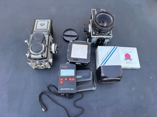 Pack Cámaras Rolleiflex y Hasselblad 501cm