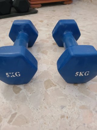 Kit de musculacion (barra dominadas y pesas)