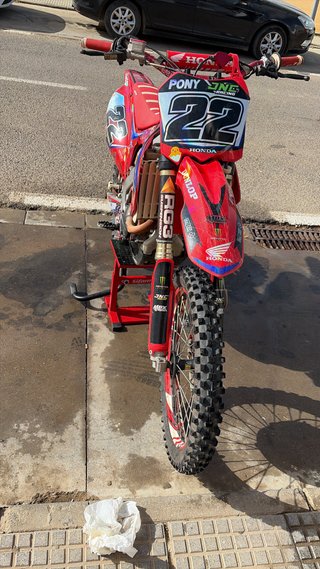 Honda Motocross 22 Roja