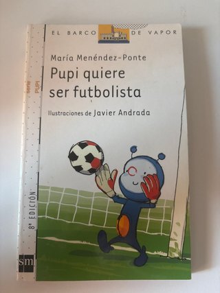Pupi quiere ser futbolista