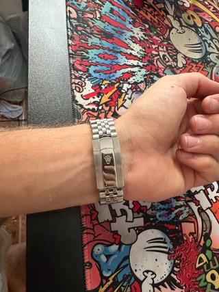 Reloj Rolex Plateado y Gris