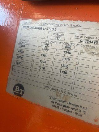 Carretilla elevadora BT