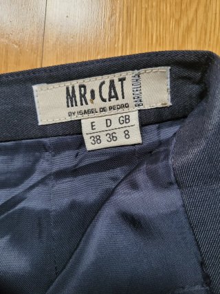 Falda Mr. Cat azul marino