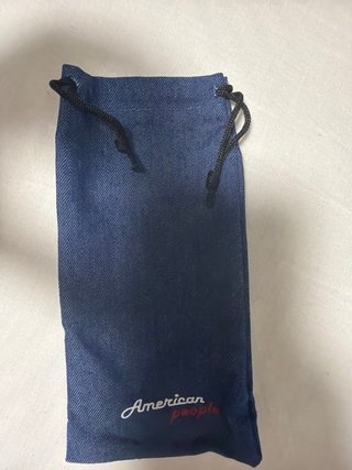 Funda para gafas azul y negra