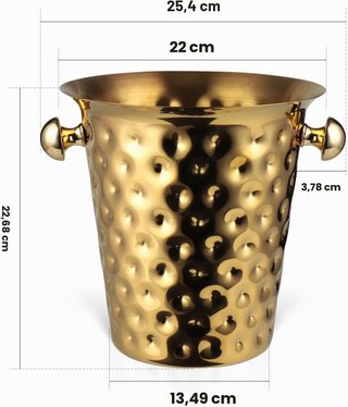 nueva Cubitera Acero Inoxidable 5L Champanera