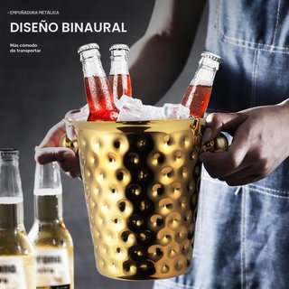 nueva Cubitera Acero Inoxidable 5L Champanera