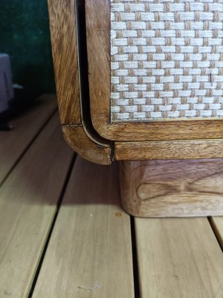 Sklum Cómoda 80x40 cm en madera de mango