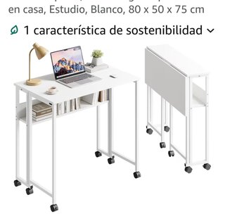 Escritorio plegable con ruedas